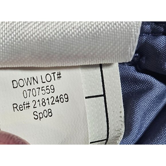 VTG Eddie Bauer Women Premium Goose Down Quilted Vest Blue M Quiet Luxury - Picture 10 of 16